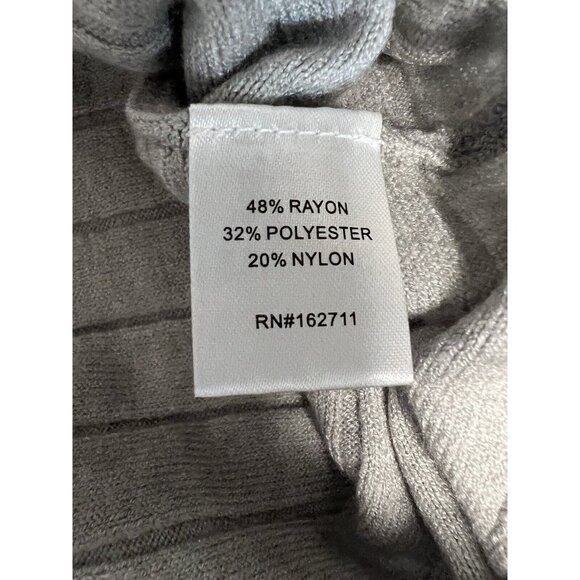 Love Ellie Mia Knit Sweater~Size XXL~Gray Criss Cross Back Detail ~ L1 09 - Picture 11 of 12